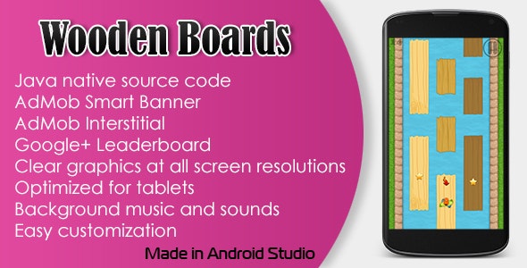 Wooden Boards Game with AdMob and Leaderboard