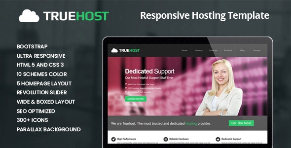 Truehost - Responsive HTML5 Hosting Template