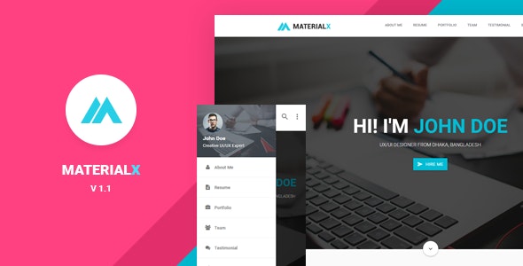 MaterialX - Material Design Personal Template