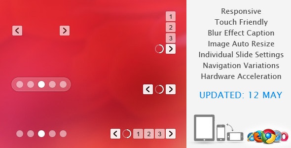 Translucent - Responsive Banner Rotator / Slider