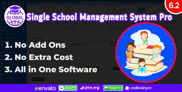 Global - Single School Management System Pro