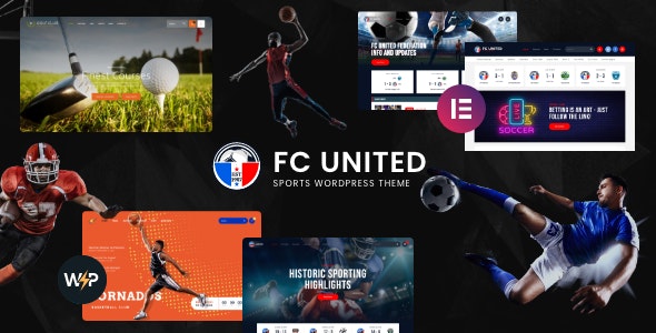 FC United | Football, Soccer & Sports Theme