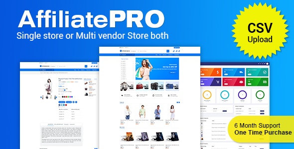 AffiliatePRO - Affiliate Store CMS with CSV