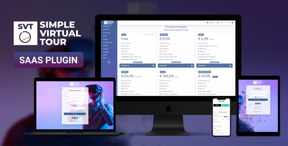 Simple Virtual Tour - SaaS Plugin