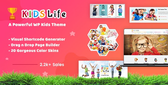 Kids Life | Children School WordPress