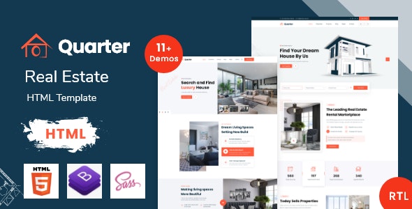 Quarter - Real Estate HTML Template