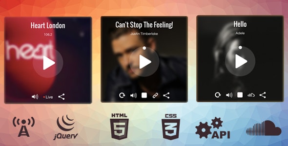 Single jQuery Audio Player (Music and Radio)