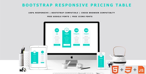 Bootstrap Responsive Pricing Table