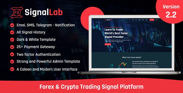 SignalLab - Forex And Crypto Trading Signal Platform