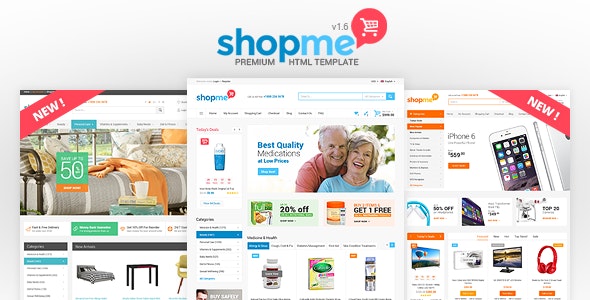 ShopMe - Ecommerce Multipurpose HTML Template