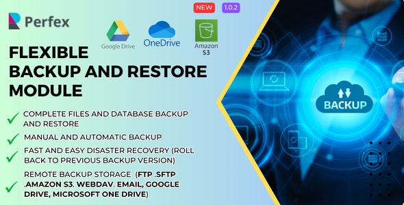 Flexible Backup and Restore Module for Perfex