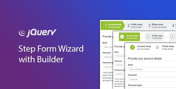 jQuery Step Wizard with Step Form Builder - Timon Step Form