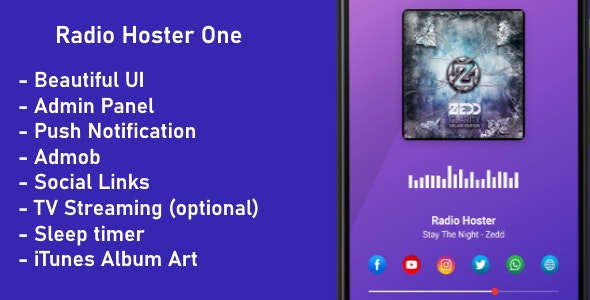Radio Hoster One With Admin Panel