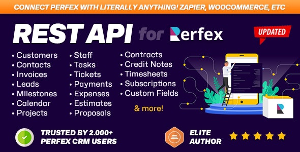 REST API module for Perfex CRM - Connect your Perfex CRM with third party applications