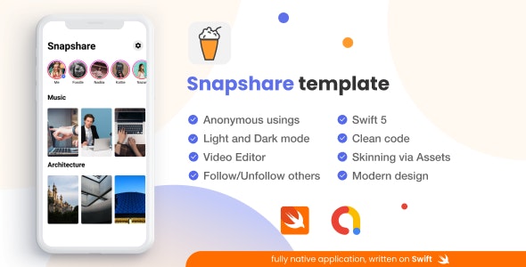 Snapchat-like video story sharing network Snapshare [iOS, Admob]