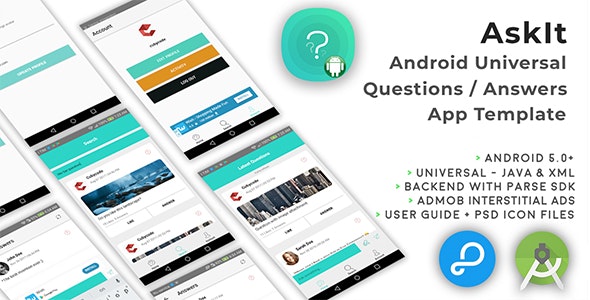 AskIt | Android Universal Questions/Answers App Template