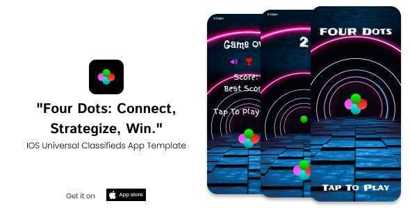 Four Dots | iOS Universal Endless Board Game Template (Swift)