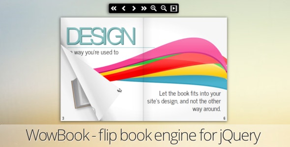 WowBook, a flipbook jQuery plugin