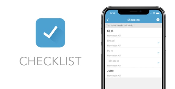 Checklist - A Minimalist To-Do App - Swift / Xcode 12 / IOS 14