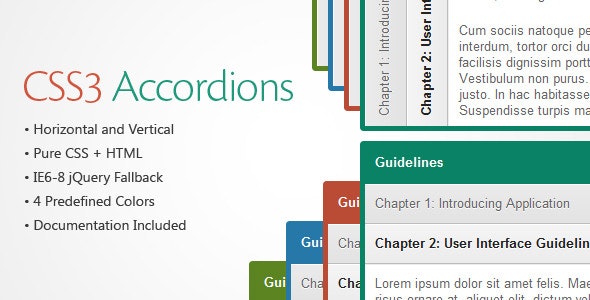 CSS3 Accordions