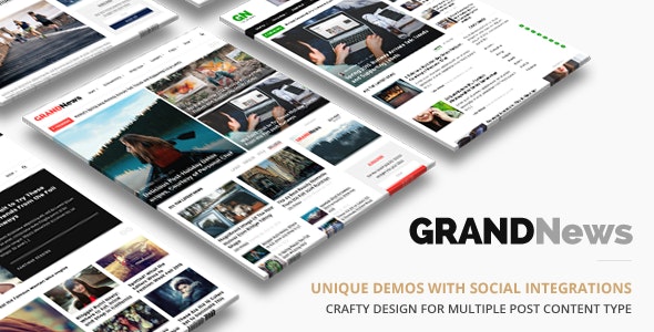 Grand News | Magazine Newspaper WordPress