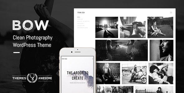 Bow - Clean Photography Portfolio Theme