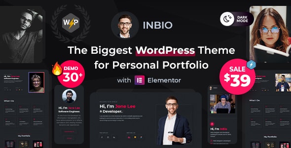 Personal Portfolio Theme | Inbio