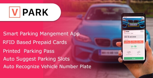 V-Park ( Smart parking managment App )