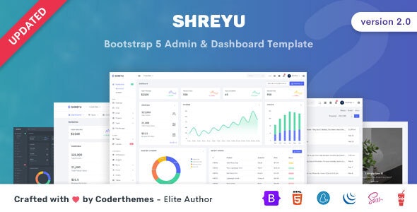 Shreyu - Admin & Dashboard Template